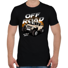 PRINTFASHION Terepjáro - Férfi póló - Fekete