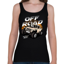 PRINTFASHION Terepjáro - Női atléta - Fekete női trikó