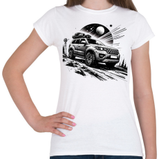 PRINTFASHION Terepjáró - Női póló - Fehér