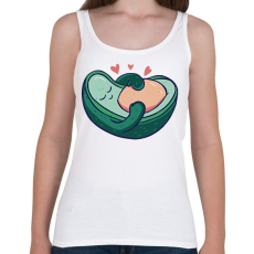 PRINTFASHION Terhes avokádó - Női atléta - Fehér