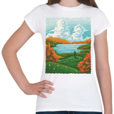 PRINTFASHION Természet - Női póló - Fehér