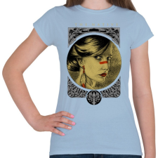 PRINTFASHION Természetesség - Női póló - Világoskék női póló