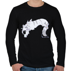 PRINTFASHION Természetistennő - Férfi hosszú ujjú póló - Fekete