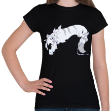 PRINTFASHION Természetistennő - Női póló - Fekete női póló