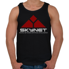 PRINTFASHION Terminátor: Skynet - Férfi atléta - Fekete