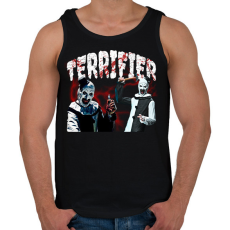 PRINTFASHION terrifier - Férfi atléta - Fekete