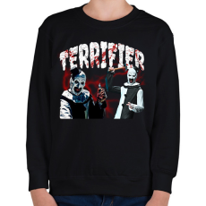 PRINTFASHION terrifier - Gyerek pulóver - Fekete