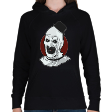 PRINTFASHION Terrifier - Női kapucnis pulóver - Fekete női pulóver, kardigán