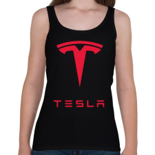 PRINTFASHION Tesla - Női atléta - Fekete női trikó
