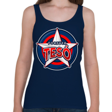 PRINTFASHION TESÓ2 - Női atléta - Sötétkék női trikó