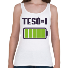 PRINTFASHION Tesó #1 - Női atléta - Fehér