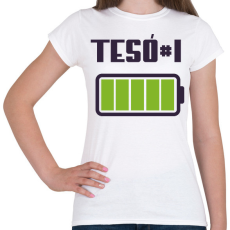 PRINTFASHION Tesó #1 - Női póló - Fehér