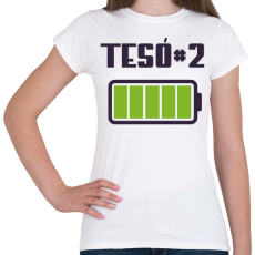 PRINTFASHION Tesó #2 - Női póló - Fehér