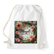 PRINTFASHION Testvér - Sportzsák, Tornazsák - Fehér tornazsák