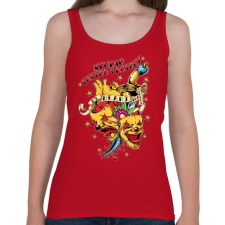 PRINTFASHION Tetováló gyár - Női atléta - Cseresznyepiros női trikó