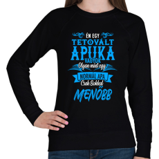 PRINTFASHION Tetovált apuka - Női pulóver - Fekete