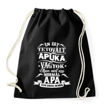 PRINTFASHION Tetovált Apuka - Sportzsák, Tornazsák - Fekete tornazsák