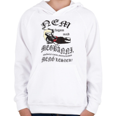 PRINTFASHION tetovált.b - Gyerek kapucnis pulóver - Fehér