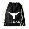 PRINTFASHION Texas  - Sportzsák, Tornazsák - Fekete