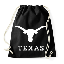 PRINTFASHION Texas  - Sportzsák, Tornazsák - Fekete tornazsák