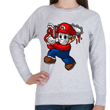 PRINTFASHION Texasi Marió - Női pulóver - Sport szürke női pulóver, kardigán