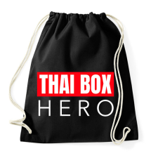PRINTFASHION THAI BOX HERO - Sportzsák, Tornazsák - Fekete tornazsák