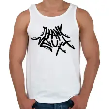 PRINTFASHION Thank U Next - Férfi atléta - Fehér atléta, trikó