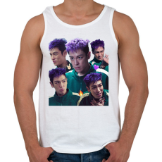 PRINTFASHION Thanos Squid Game - Férfi atléta - Fehér