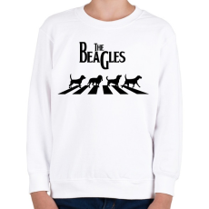 PRINTFASHION The Beagles - Gyerek pulóver - Fehér