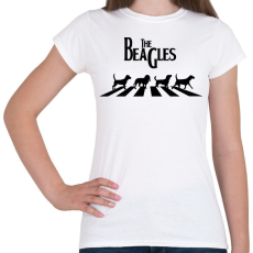 PRINTFASHION The Beagles - Női póló - Fehér