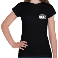 PRINTFASHION The BEEF original - A mackó - Női póló - Fekete női póló