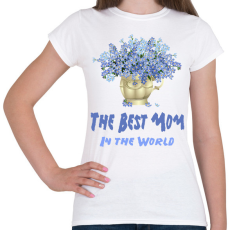 PRINTFASHION the best mom - Női póló - Fehér