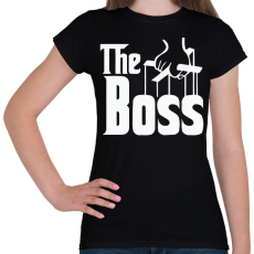 PRINTFASHION The Boss - Női póló - Fekete
