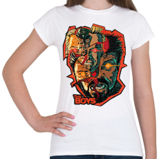 PRINTFASHION The boys art - Női póló - Fehér