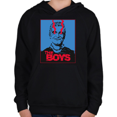 PRINTFASHION The boys - Homelander - Gyerek kapucnis pulóver - Fekete