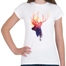 PRINTFASHION The burning sun - Női póló - Fehér női póló