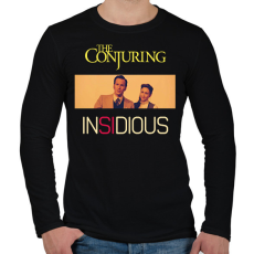 PRINTFASHION The conjurning - Férfi hosszú ujjú póló - Fekete