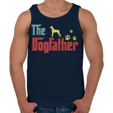 PRINTFASHION The dogfather - Férfi atléta - Sötétkék atléta, trikó