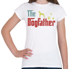 PRINTFASHION The dogfather - Női póló - Fehér női póló