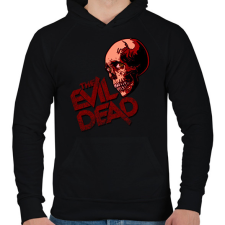 PRINTFASHION the evil dead - Férfi kapucnis pulóver - Fekete férfi pulóver, kardigán