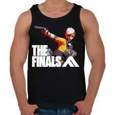 PRINTFASHION The Finals - combat-centered game show - Férfi atléta - Fekete atléta, trikó