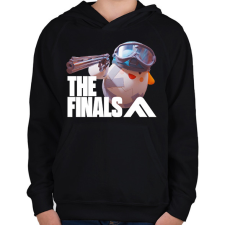 PRINTFASHION The Finals egg - Gyerek kapucnis pulóver - Fekete gyerek pulóver, kardigán