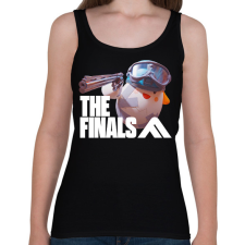 PRINTFASHION The Finals egg - Női atléta - Fekete női trikó