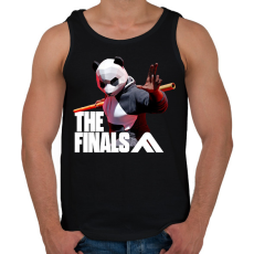 PRINTFASHION The Finals - Panda skin - Férfi atléta - Fekete