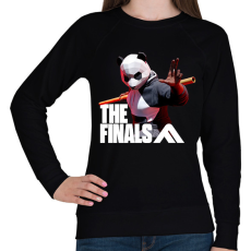 PRINTFASHION The Finals - Panda skin - Női pulóver - Fekete