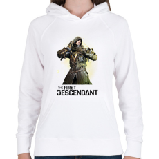 PRINTFASHION The First Descendant Jayber - Női kapucnis pulóver - Fehér