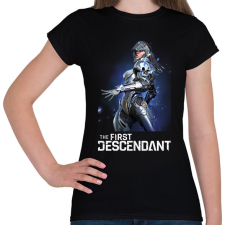 PRINTFASHION The First Descendant Sharen - Női póló - Fekete női póló