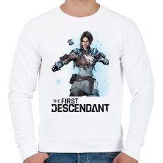 PRINTFASHION The First Descendant Viessa  - Férfi pulóver - Fehér
