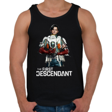 PRINTFASHION The First Descendant Yujin - Férfi atléta - Fekete atléta, trikó
