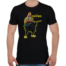 PRINTFASHION The Gentlemen - Chicken - Férfi póló - Fekete férfi póló